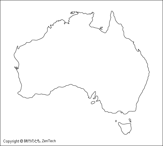 オーストラリアと福島県と四国地方を比較 Pon 冠