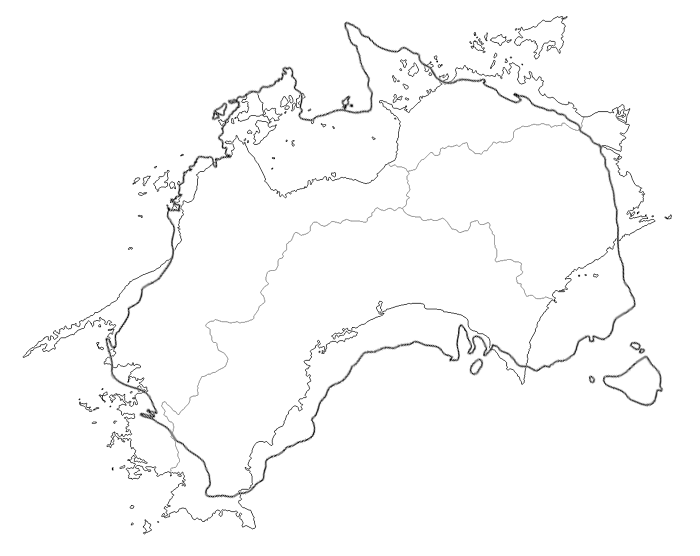 オーストラリアと福島県と四国地方を比較 Pon 冠